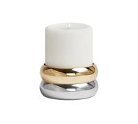 KLONG Bougeoir Marriage laiton-argent