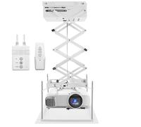 KLOOLIVE Support de projecteur motorisé ascenseur projecteur lift 1m avec télécommande plafond lift projecteur lifter