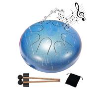 KLOOYO Tambour de pluie pour jardin extérieur, 15,2 cm, 8 notes, carillon de pluie imperméable, tambour de pluie pour instrument de jardin, tambour chakra pour la pluie en plein air, tambour de pluie