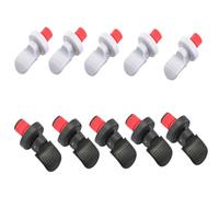 KLOP256 10 Pièces Bouchon Bouteille Vin, Bouchon Champagne, Silicone Réutilisables Bouchon Champagne Garde Bulles pour Créer Un Vide Garder Au Frais