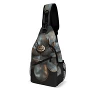 KLOPH Housse de protection pour bagage de voyage - Grande fleur foncée - Élastique - Lavable - Anti-rayures - En élasthanne - Convient aux bagages de 45,7 à 81,3 cm - Style 2 - 38 x 20 cm, Style-2,