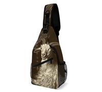 KLOPH Housse de protection pour valise de voyage en élasthanne - Housse de protection en forme de chèvre et éventail - Housse de valise élastique lavable anti-rayures - Convient aux bagages de 45,7 à