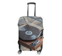 KLOPH Housse de protection pour valise, tourne-disque, élastique, lavable, anti-rayures, en élasthanne, convient aux bagages de 45,7 à 81,3 cm, couleur, L