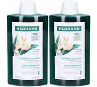 KLORANE Anti-Pelliculaire Shampoing Traitant et Rééquilibrant 400 ml Shampooing 2x400