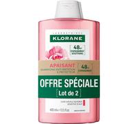 Klorane Apaisant Shampoing Anti-Irritation & Protecteur Pivoine 2x400ml