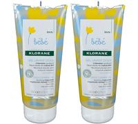 KLORANE Bébé Bain Gel Lavant Doux au Calendula Bio 2x200 ml