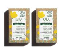 KLORANE Bébé Solide lavant certifié BIO Savon 2x100 g