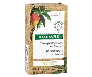 Klorane Beurre de Mangue Shampoing Solide Nutrition 80g