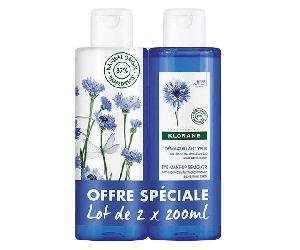 Klorane Bleuet Lotion Florale Démaquillant Yeux Sensibles Lot de 2 x 200ml