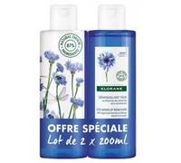 Klorane Bleuet Lotion Florale Démaquillant Yeux Sensibles Lot de 2 x 200ml