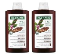 Klorane Quinine Edelweiss Shampoing Fortifiant Lot de 2 x 400ml