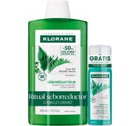 Klorane Ritual Séboréducteur Ortie Shampoing 400ml + Shampoing Sec 50ml
