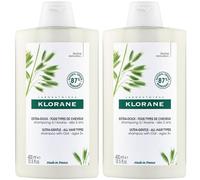 KLORANE Shampoing extra-doux à l'Avoine BIO Set(S) 2x400 ml