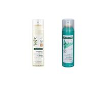 Klorane® Shampooing sec + Extra-doux teinté à l'avoine et au céramideᴸᴵᴷᴱ 150+150 ml