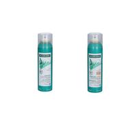 Klorane® Shampooing sec pour cheveux foncés à l'ortie & la vitamine E Crème 150+150 ml