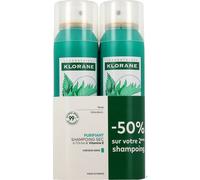 Klorane Shampooing Sec Séboréducteur À L’Ortie & Vitamine E 2x150ml