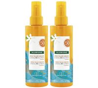KLORANE Spray Solaire Sublime au Monoï et Tamanu BIO SPF30 Corps Émulsion 2x200 ml