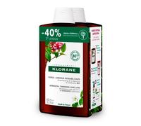 KLORANE Traitement anti-chute de cheveux Shampoing Quinine et Edelweiss Bio SET