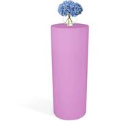 Kloris Colonne cylindrique Sweet Table Hauteur 70 cm diamètre 35 cm Couleur Lilas glycine Made in Italy