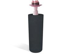 Kloris Colonne cylindrique Sweet Table Hauteur 90 cm diamètre 35 cm Couleur Graphite Made in Italy