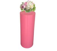 Kloris Colonne cylindrique Sweet Table Plastique pour intérieur et extérieur Hauteur 70 cm diamètre 35 cm Couleur Rose Made in Italy