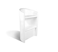 Kloris Comptoir de réception, Restaurant, Boutique, polyéthylène, 2 étagères, pour intérieur et extérieur