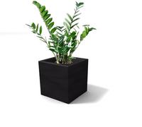 Kloris Pot Cube planteur carré ELLENIQUE 45 polyéthylène Noir Toute capacité 45 x 45 cm Hauteur et Profondeur 45 cm