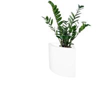 Kloris Vase d'angle Link 45 Blanc polyéthylène 45 x 45 cm Hauteur 45 cm. Fabriqué en Italie