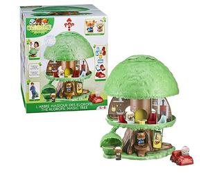 Klorofil Arbre Magique Édition Anniversaire 50 Ans Jouet Dès 18 Mois | 2 figurines exclusives et 12 accessoires inclus | fabriqué en France | poignée intégrée | idée cadeau imaginaire enfant