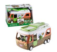 Klorofil - Le Camping Car - Jouet Enfant - Monde Miniature - Maison sur Roues - Invente tes Histoires - Univers Klorofil - 1 Personnage et 1 Table de Pique Nique Inclus