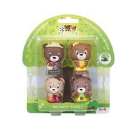 Vulli Personnages à collectionner Klorofil Famille Browny 700300 Multicolore