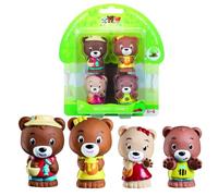 Vulli Personnages à collectionner Klorofil Famille Browny 700300 Multicolore