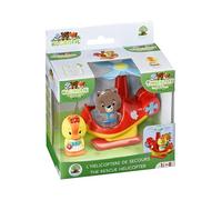 Klorofil - Hélicoptère de Secours Klorofil - Véhicule Jouet avec Figurine pour Inventer des Histoires - Dès 3 Ans