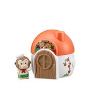 Klorofil - Le Camping-Car des Klorofil « Pocket » - Jouet Éducatif Enfant 18 Mois+ - Véhicule Pop-Up Interactif avec Cuisine Et Chambre - Figurine Ours Polaire Incluse - Format Nomade Transportable