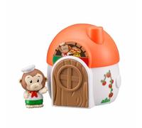 Klorofil - Le Champi'zzéria Pocket des Klorofi - Jouet Bébé 18 Mois + 1 Figurine - Transportable Et Interactif - Maison Champignon avec Accessoires Pop-Up