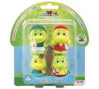 Klorofil - Lot de 4 Personnages Magiques Famille Crocodile - Jouet Enfant - Développe Ton Imagination - Curiosité - Motricité - Dès 18 Mois et +, Noir