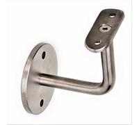 KLOSE besser 195 Support de Rampe, Trou de 8 mm avec Vis, Inox Satine