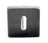 Klose Besser Paire de Rosace carrées INOX 304 53 x 53 mm-clé L-652