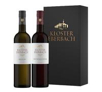 Kloster Eberbach - Coffret cadeau de 2 bouteilles - Pinot Noir et Riesling classique de Rheingau, Allemagne (2 x 0,75 l)