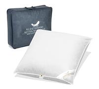 Klosterdorf Bettenmanufaktur Premium Oreiller ''üppig Deluxe'' | 80x80 cm | 1050 grammes | Travail Artisanal Allemand