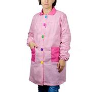 KLOTTZ - BLOUSE PROFESSEURE À CARREAUX femme, rose, S-M