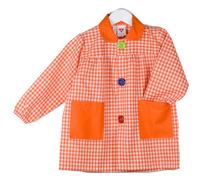 KLOTTZ Tablier-blouse à carreaux pour crèche ou école, pour bébés, enfants
