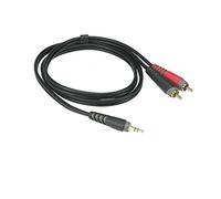 Klotz Câble audio AY7-0200 Mini-Jack 3,5 mm mâle vers 2x RCA mâle 2 m