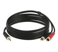 KLOTZ AIS GmbH AY7-0600 câble audio 6 m 3,5mm 2 x RCA Noir