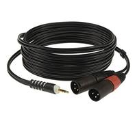 Klotz Câble Y AY9-0300 2x XLR mâle 3 broches vers mini-jack 3,5 mm 3 m