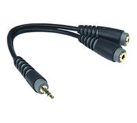 AYB-4 Adaptateur Y 20 CM Mini Jack - 2 Mini Jack F