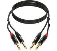 Klotz Bretelle 2x Jacks mâles TS / 2x Jacks mâles TS, 6m Câble