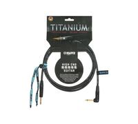Accessoires guitares KLOTZ TI-0300PR SUPREME TITANIUM COUDE 3 M Cable jack guitare