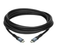 Klotz Câble USB 3.2 USB-C - Noir 1m - Câble USB-C - Compatible Thunderbolt - Longueur: 1 mètre