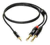Klotz Câble Y mini-Jack TRS / 2x Jacks mâles TS, 6m Câbles En Y
